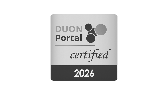 agentur logo kompetenz Duon zertifiziert